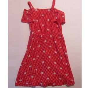 Girls Summer Dress - 4T - Red with White Polka Dots - Epic Threads
